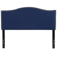 thumbnail image 2 of Flash Furniture Lexington Upholstered Full Size Headboard with Accent Nail Trim in Navy Fabric, 2 of 7