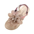 thumbnail image 2 of SDJMa Toddler Kids Baby Girls Shoes Princess Shoes Solid Casual Shoes Flower Sandals, 2 of 9