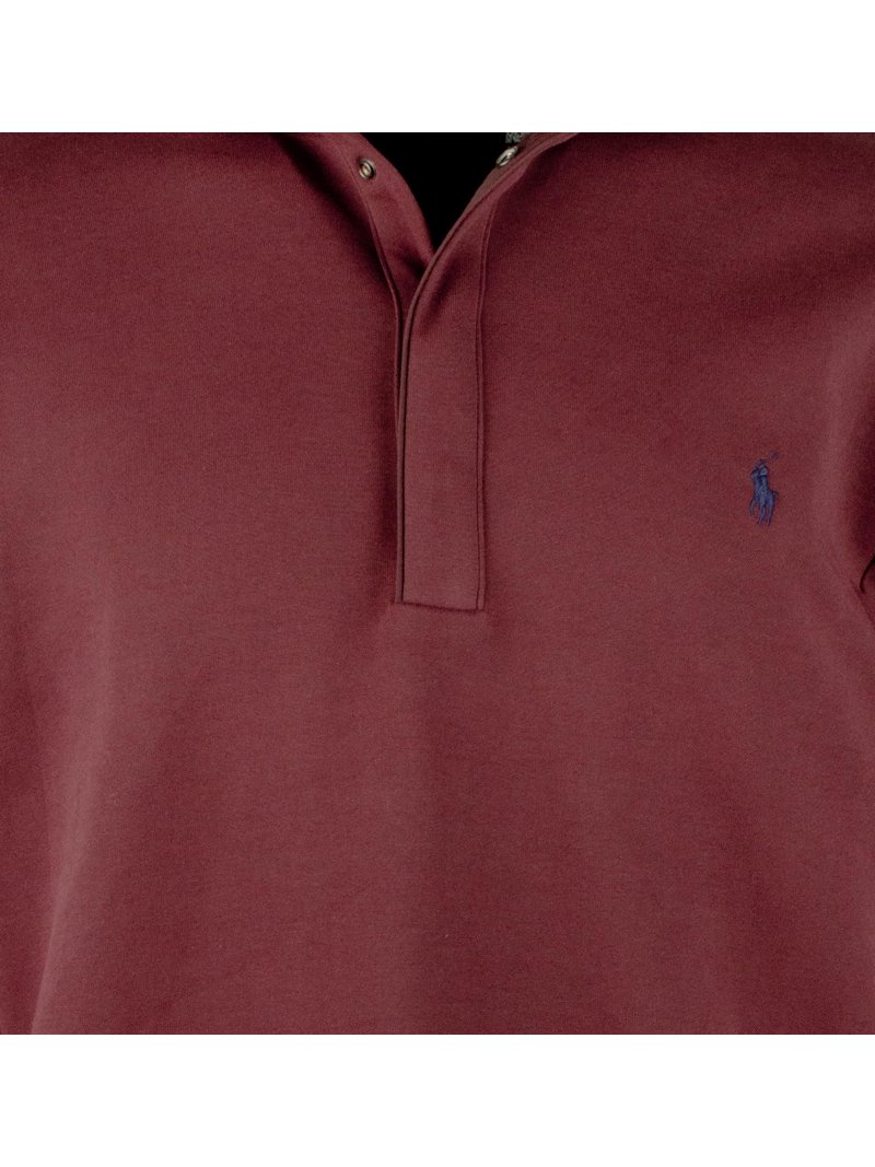 POLO RALPH LAUREN Men's Big & Tall Double-Knit Quarter Snap