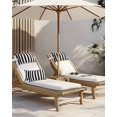 thumbnail image 5 of Pack of 4 Outdoor Lumbar Pillow Covers 11x16 Inch, Simple Black White Stripes Waterproof Throw Pillow Covers Set, Modern Stripes Indoor&Outdoor Decorative Cushion Cases for Patio Porch Car, 5 of 7