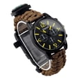 thumbnail image 1 of Montre de Survie Extérieure 8 In1 Bracelet Lumineux Étanche Multifonctions pour le Camping, 1 of 5