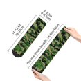 thumbnail image 3 of Breathable Athletic Socks Green Camouflage Cushioned Quarter Socks for Men Women, 3 of 7