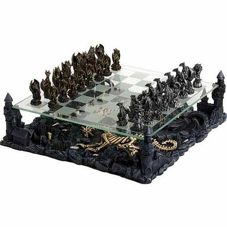 CHH 3-D Dragon Chess Set (Best Black Chess Player)