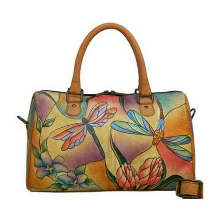 - Women's ANNA by Anuschka Large Zip Around Satchel 8039 13