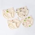 thumbnail image 2 of TOWED22 Baby Kids Underwear Breathable Cotton Panties Toddler Girls Undies Soft Assorted Briefs 4-Pack(Khaki,4-5 Y), 2 of 4