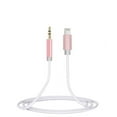 thumbnail image 2 of Simyoung 3.3 ft Lightning to 3.5mm Male Aux Cable, Rose Gold, 2 of 3