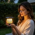 thumbnail image 6 of VMWMSSR Solar Powered Fence Post Lights,Waterproof Auto On Off Clip‑On Solar Lantern,Portable Outdoor Deck Railing Light For Patio Backyard Garden Yard Decoration(Warm Light-4.13"), 6 of 6