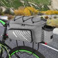 thumbnail image 2 of Lixada Expandable Bike Trunk Bag Bicycle Rack Rear Seat Bag, 2 of 8