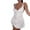White, variant on Oksale Hollow Out Mesh Lace Lingerie for Women Plus Size Mini Night Dress Deep V Neck Nightgown Sofy Comfortable Thin Pajamas for Home White XXL
