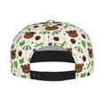 thumbnail image 2 of Hirioo Cute Bear for Baseball Cap Men Cap Flat Brim for Men Women Teens Adjustable Baseball Cap, 2 of 7
