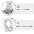 thumbnail image 2 of Phenofice 50Pack Stretch Rope for Masks Silver Outdoor Use Most People Hanging, 2 of 6