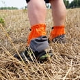 thumbnail image 4 of Pasas de nieve Correr al aire libre Polvo a prueba de polvo 20D Silicon Recubierto Plaid Abrafas de rasguño Snap Gancho Zapatos Protección Cubierta Naranja Methold OD020012-03, 4 of 7
