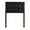 Black, variant on Home Bedroom Furniture Super Nova Black Twin Upholstered Tufted Panel Headboard