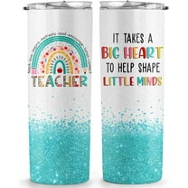 Teacher Gifts for Women - Teacher Appreciation Gifts, Gifts for Teachers Women - Gift for Teachers Women - Valentine Gifts for Teachers, Teacher Birthday Gifts for Women - 20 Oz Skinny Teacher Tumbler