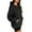 Black Sweatshirt for Winter, variant on Women's Oversized Solid Color Hooded Sports Sweatshirt Long Sleeve Casual Trendy Pullover Tops Winter Warm Soft Loose Clothes with Pockets Black M