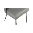 thumbnail image 4 of Meridian Furniture Logan Grey Vegan Leather Dining Chair, 4 of 7