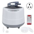 thumbnail image 1 of Olla vaporera para sauna portátil de 2,0 L para desintoxicación corporal - 1000 W, enchufe británico (CA 220-240 V), 1 of 10