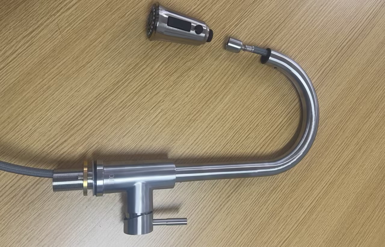 VOMI High Arc Stainless Steel Kitchen Faucet
