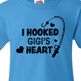 thumbnail image 4 of Inktastic I Hooked Gigi's Heart with Fishing Rod Youth T-Shirt, 4 of 5
