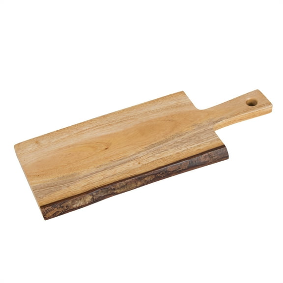 Creative Home Premium Solid Mahogany Wood Charcuterie & Serving Board - 14" x 5"