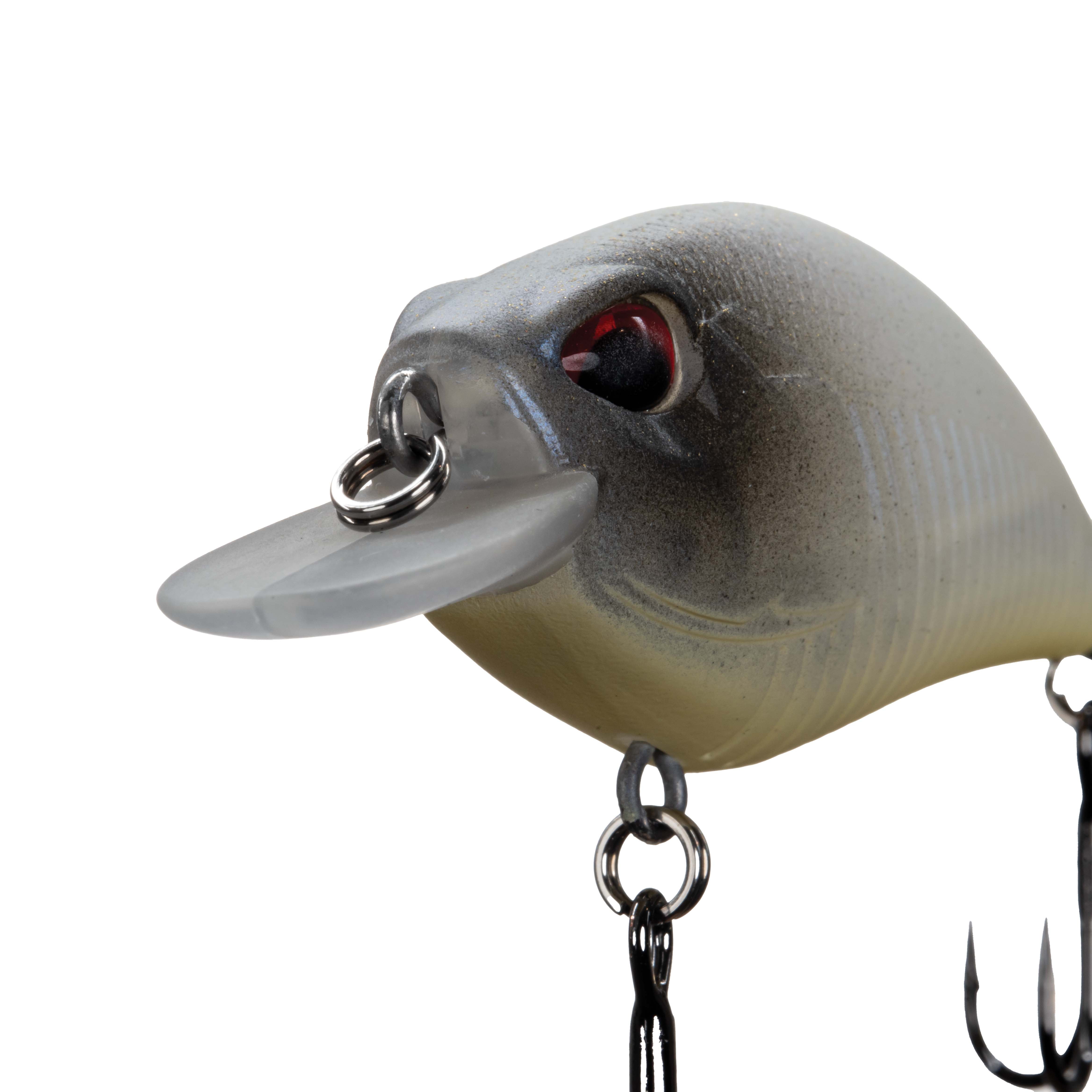 (3 pack) Ozark Trail 1/3 oz Bass Fishing Square Bill Crankbait, Lemon Sorbet