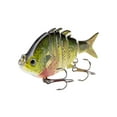 thumbnail image 2 of Bassdash SwimPanfish 2.5”/0.34oz Hard Bluegill Swimbaits Multi Jointed Topwater Trout Bass Fishing Crank Lure for Freshwater and Saltwater, 2 of 8