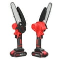 thumbnail image 2 of Geevorks Electric chain saw,Chainsaw Brush Motor Saws Small Wood Portable Saws Small 6inch Portable Saws Wood Chainsaw Brush Motor One-Handed Tool 21V 6inch Portable Small Wood Chainsaw RUSUO QISUO, 2 of 7