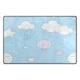 thumbnail image 2 of Cute Cloud and Sky Soft Polyester Area Rug 60''x39'', Non Slip, Memory Foam, Water Absorbent, 2 of 7