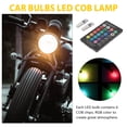 thumbnail image 2 of 2 bombillas T10 para coche, luces estroboscópicas LED COB RGB, luces de ambiente (negras), 2 of 7