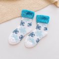 thumbnail image 2 of iHPH7 Slipper Socks for Women Plush Socks Womens Socks Crew Fuzzy Grippy Socks Woman Fleece Socks Thick Fuzzy Socks Soft Socks for Women Fuzzy Sky Blue One Size, 2 of 3