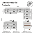 thumbnail image 3 of Cocina Integral Completa Modular Madesa Reims 250cm NN 10, 3 of 10