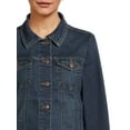 thumbnail image 2 of Time and Tru Women's and Women's Plus Denim Jacket, Sizes XS-4X, 2 of 5