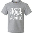 thumbnail image 3 of Inktastic Gift for Aunts | One of a Kind Auntie (white) Youth T-Shirt, 3 of 5