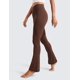 thumbnail image 5 of Pantalones CRZ YOGA Butterluxe de Cintura Alta y Pierna Acampanada 76 cm Marrón S, 5 of 6