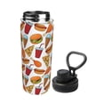thumbnail image 2 of Cauagu Hot Dog Burger Print 18oz Vacuum Insulated Stainless Steel Water Bottle,Coffee Travel Mug Spill Proof with Lid,Thermos Cup for Keep Hot/Ice Water Drinks, 2 of 7