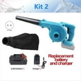 thumbnail image 3 of Cordless Portable Electric Air Blower Rechargeable Lithium Battery for Dust Removal Snow Blower Leaf Blower US Plug, 3 of 8