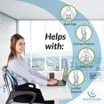 thumbnail image 3 of Easy Posture Lumbar Support (New Double Premium Mesh w/Adjustable Lock Straps),1PC/2PC, Back Support Office Chair, Lumbar Support Pillow Car Office Chair,Truck, 3 of 5