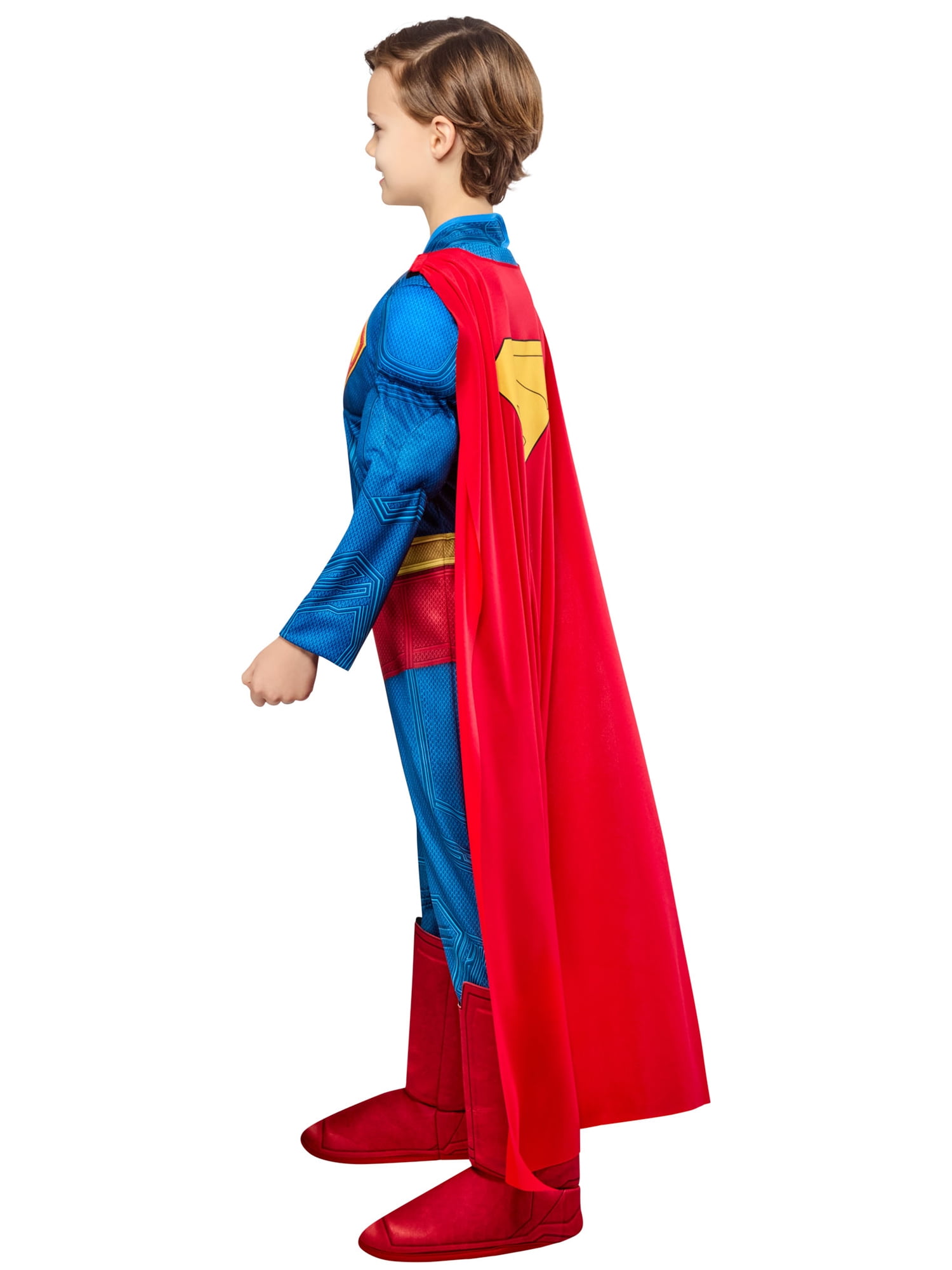 Superman Movie Superman Deluxe Muscle Chest Costume for Kids by Rubies, Boys
