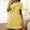 Yellow, variant on Oplxuo Summer T-Shirt Dresses for Women Sunflowers Print Loose Nightgown Short Sleeve Casual Crewneck Sleepshirt Mini Dress