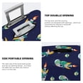 thumbnail image 5 of Easygdp Astronaut Dinosaur and Space Print Elastic and Washable Suitcase Protective Cover with Hidden Zipper Fits 18-32 inch Luggage -Small, 5 of 9