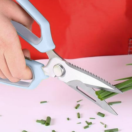 

Qinghuai Clearance Kitchen Scissors All Purpose Heavy Duty Kitchen Shears Dishwasher Safe Ultra Sharp Stainless Steel Kitchen Gadgets Cooking Cutter for Chicken Meat Poultry Fish Herbs Grape
