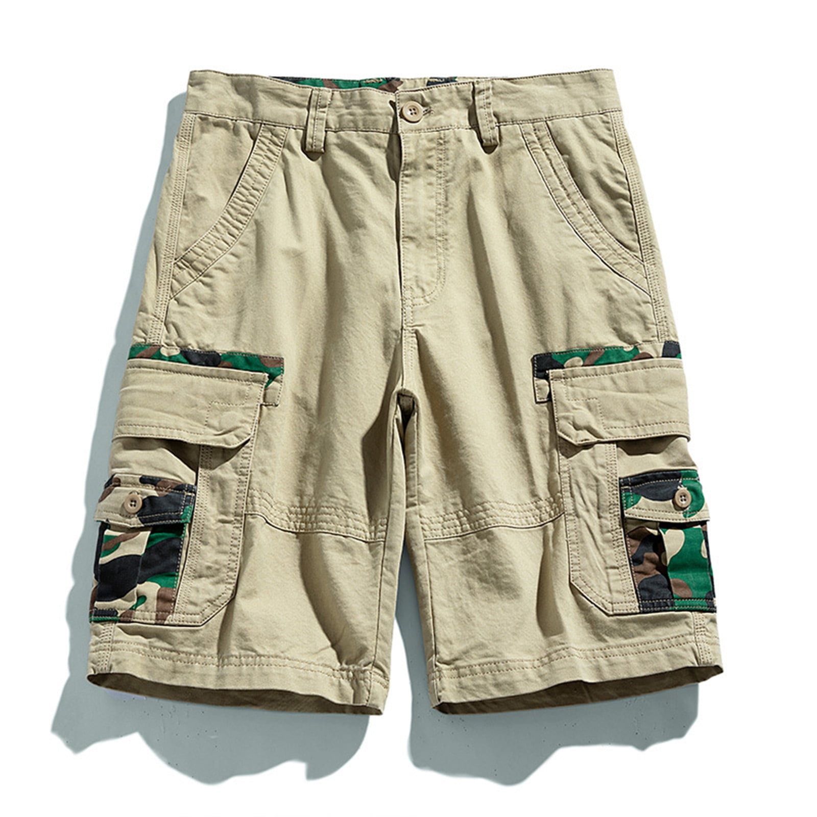 jsaierl Mens Cargo Shorts Relaxed Fit Multi Pockets Shorts Work Combat