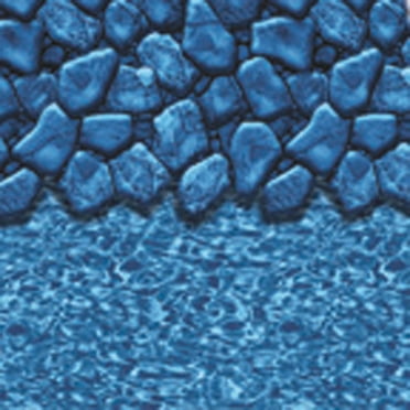 Harris 15'x30' Oval Beaded, Boulder Swirl, 52 Inch, 25 Gauge Above Ground Pool Liner
