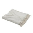 thumbnail image 2 of LR Home Trellis Cotton Woven Washable/Lightweight Coverlets, Queen, Off-White, 2 of 8