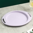 thumbnail image 2 of VQPeo Oval Plastic Steak Plates, Heat Resistant Dinnerware, Drop Proof Restaurant Plates for Family Meals & Outdoor Picnics, 2 of 5