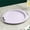 Purple, variant on Dinner Plates, Round Steak Pasta Platter, Appetizer Charcuterie Serving Dish Fruit Dessert Salad Tray with Handle, Heat Resistance and Drop Proof Restaurant Steak Plates, for Home Restaurant