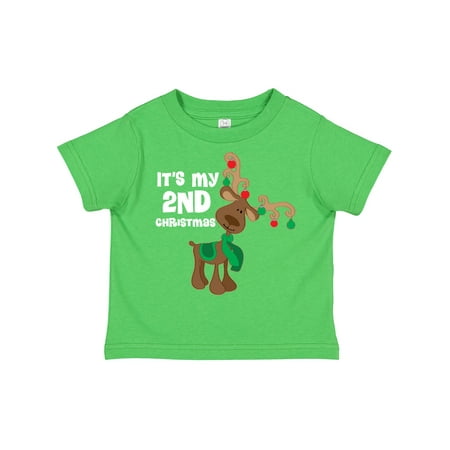 

Inktastic 2nd Christmas Reindeer Gift Toddler Boy or Toddler Girl T-Shirt