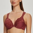 thumbnail image 3 of CHUANK Underwire Front Closure Bras for Women Black 34B, 3 of 5