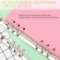 thumbnail image 3 of A5 6-Ring Binder Planner Refills Inserts Loose Leaf Paper 6-Hole, 50 Sheets/100 Pages, Blank(5-Color, 8.27x5.59 Inches), 3 of 7