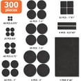 thumbnail image 3 of Felt Furniture Pads 136 / 300 Pieces, Furniture Pads for Hardwood Floors, Felt Pads for Chair Legs Furniture, Floor Protectors for Furniture (Black or Beige), 3 of 10